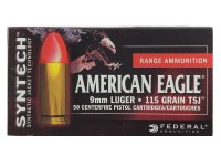 American Eagle 9mm Luger 115 gr TSJ Range